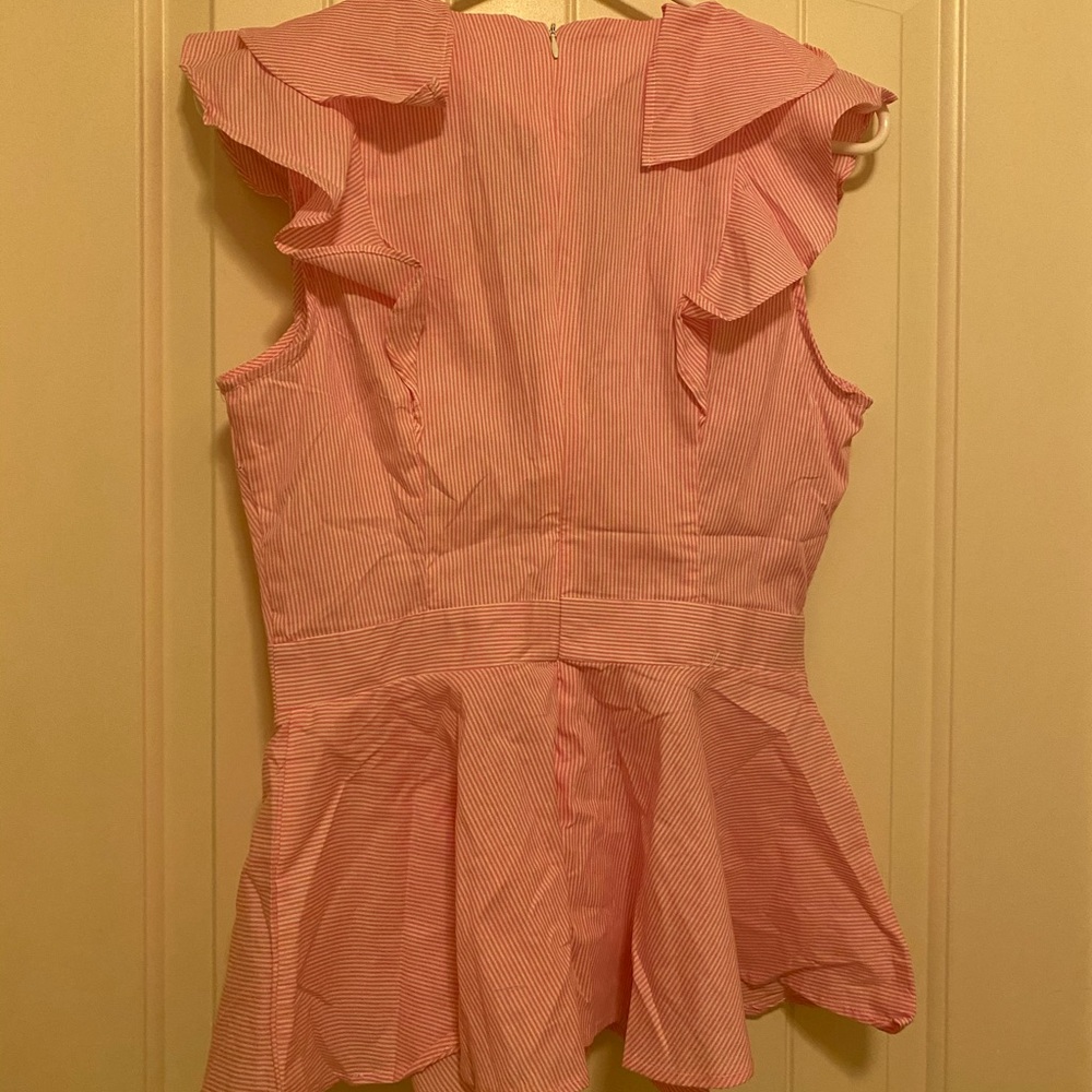 Pink Lily Ruffle Top - Picture 2 of 8